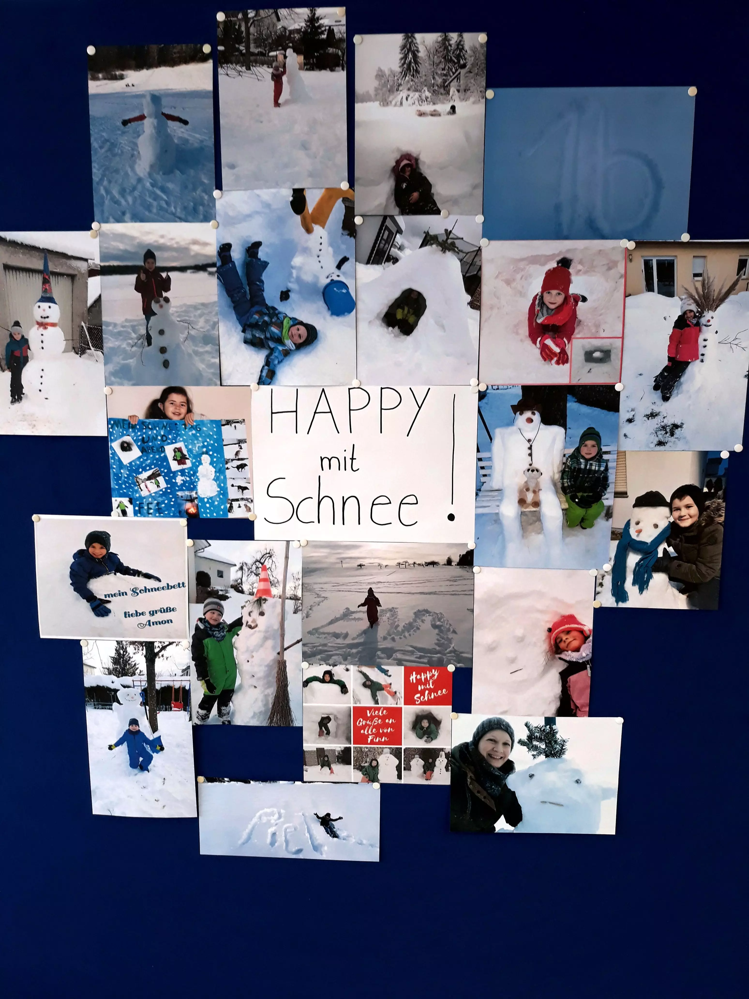 Happy mit Schnee