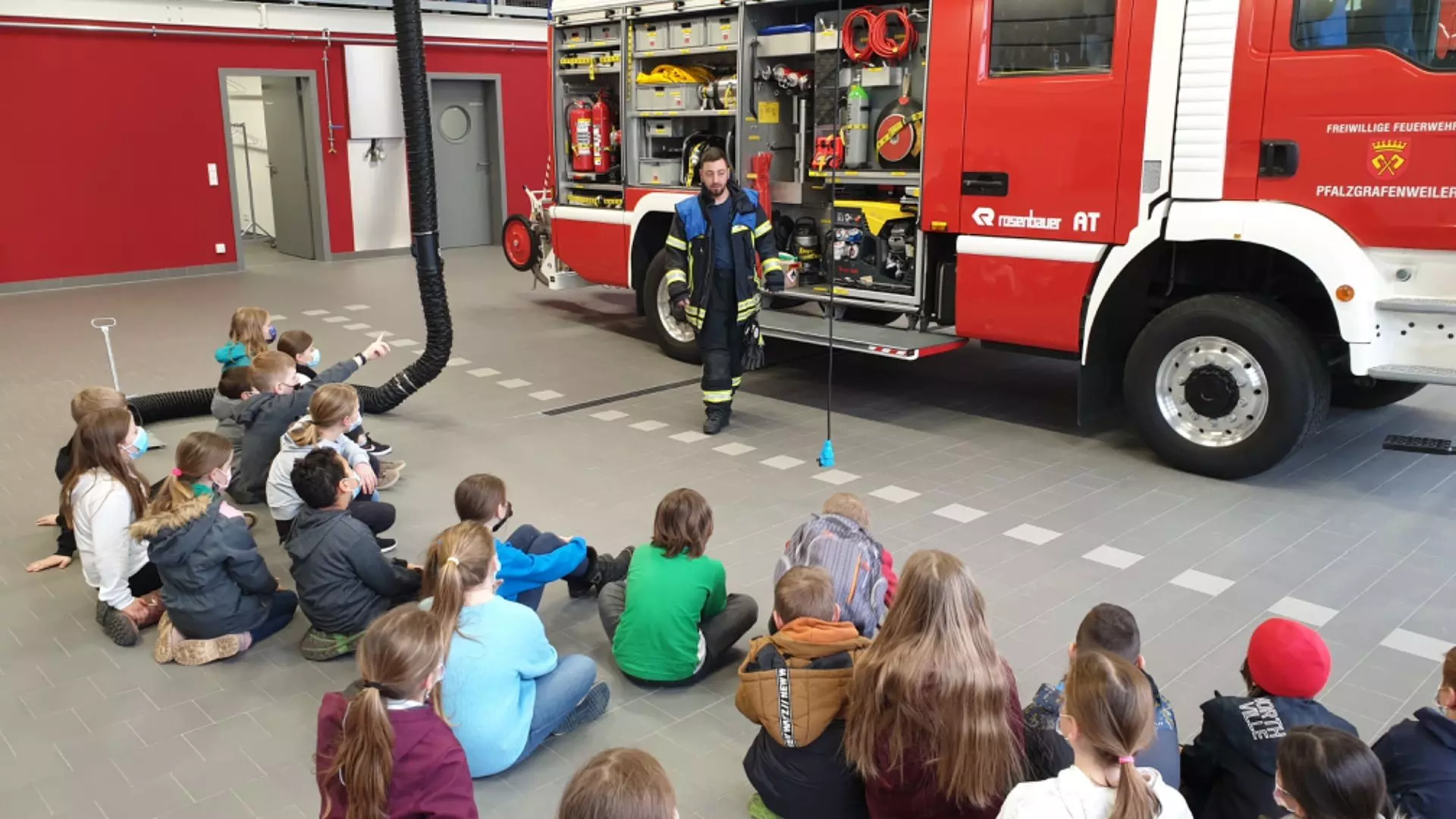 Erklärungen zum Feuerwehrauto